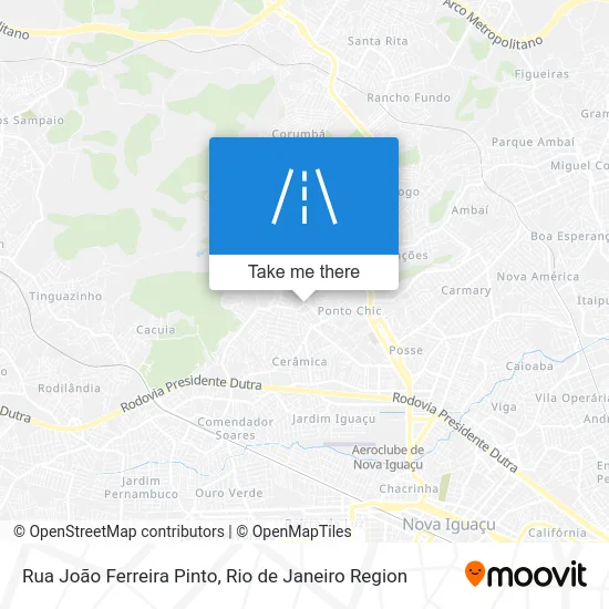 Rua João Ferreira Pinto map