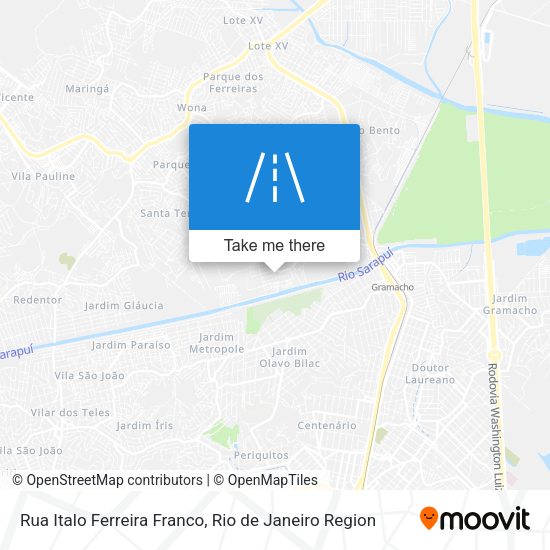Rua Italo Ferreira Franco map