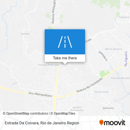 Estrada Da Coivara map