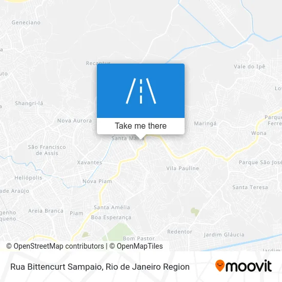 Rua Bittencurt Sampaio map