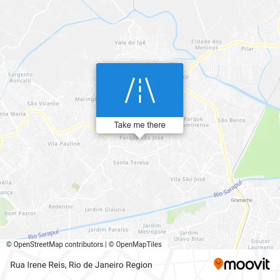 Rua Irene Reis map