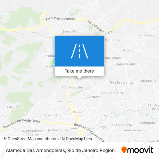 Alameda Das Amendoeiras map