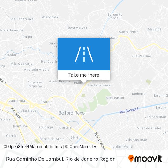 Rua Caminho De Jambul map