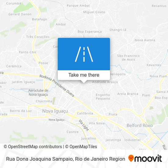 Rua Dona Joaquina Sampaio map