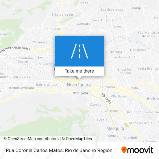 Rua Coronel Carlos Matos map