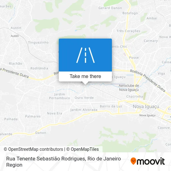 Rua Tenente Sebastião Rodrigues map