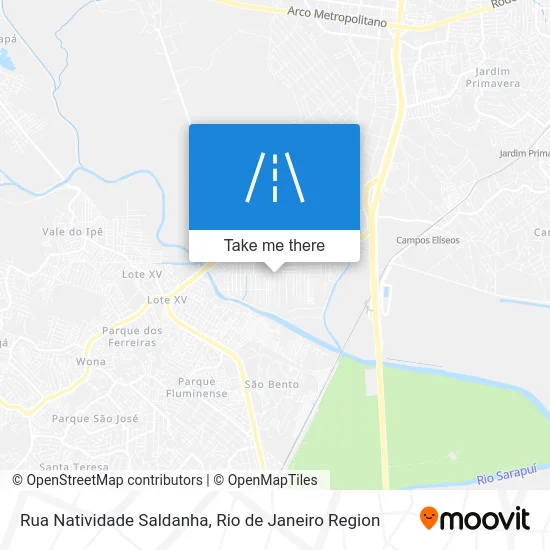 Rua Natividade Saldanha map