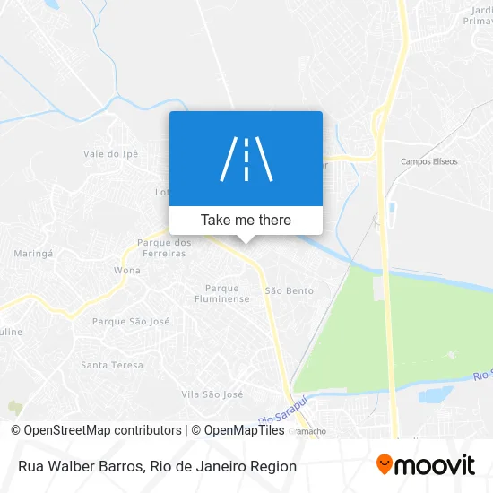 Rua Walber Barros map