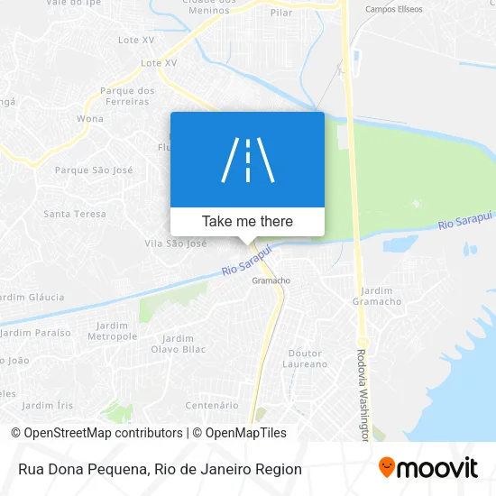 Rua Dona Pequena map