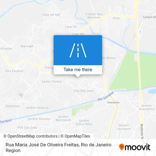 Rua Maria José De Oliveira Freitas map