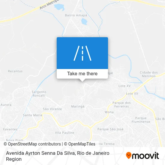 Avenida Ayrton Senna Da Silva map