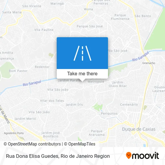 Rua Dona Elisa Guedes map