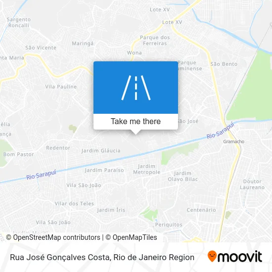 Rua José Gonçalves Costa map