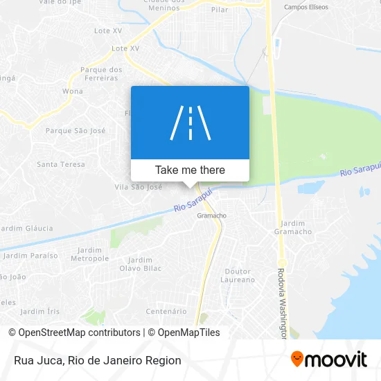 Rua Juca map