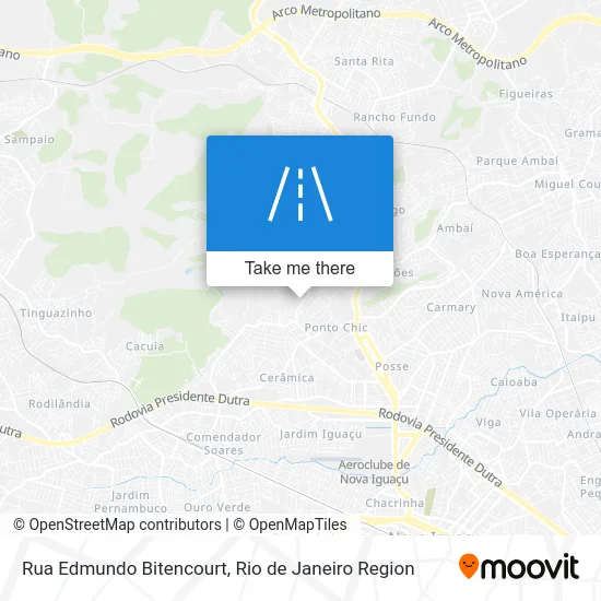 Rua Edmundo Bitencourt map
