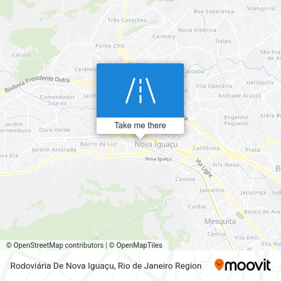 Rodoviária De Nova Iguaçu map
