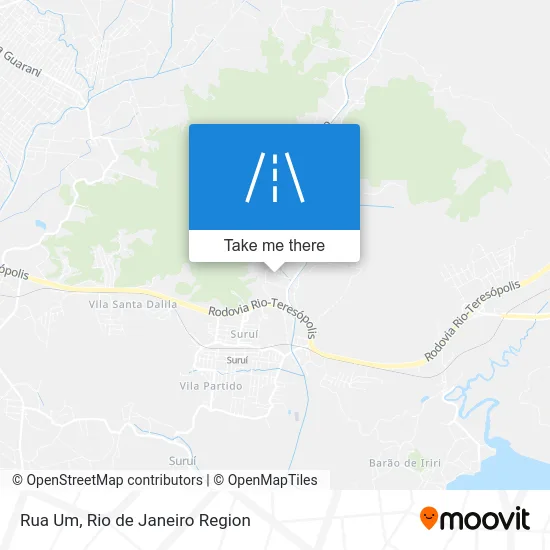 Rua Um map
