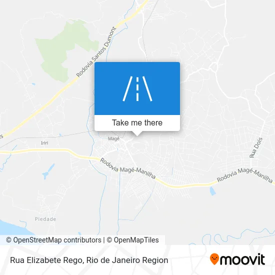 Rua Elizabete Rego map