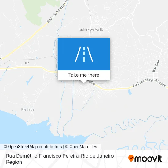 Rua Demétrio Francisco Pereira map