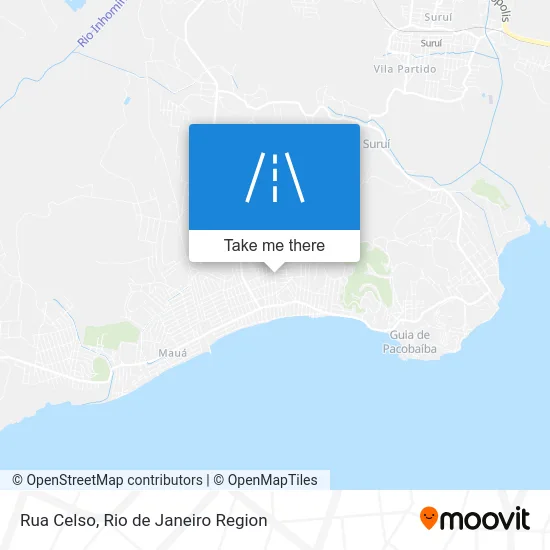 Rua Celso map