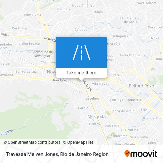 Travessa Melven Jones map