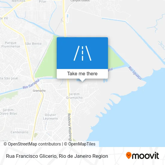 Rua Francisco Glicerio map