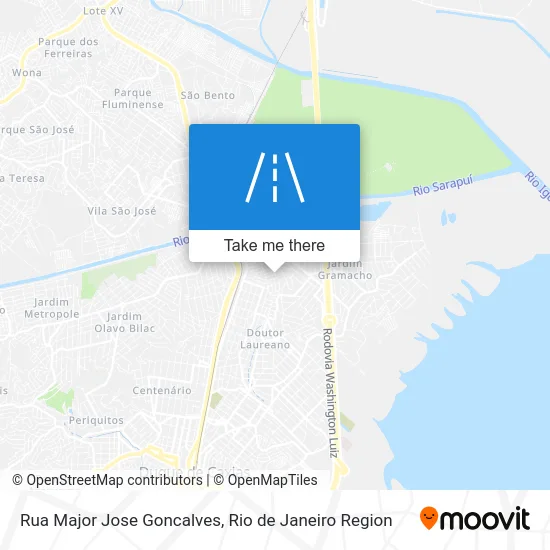 Rua Major Jose Goncalves map