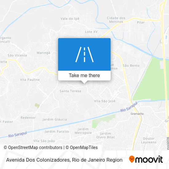Avenida Dos Colonizadores map