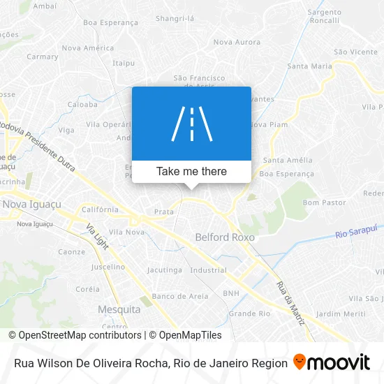Rua Wilson De Oliveira Rocha map