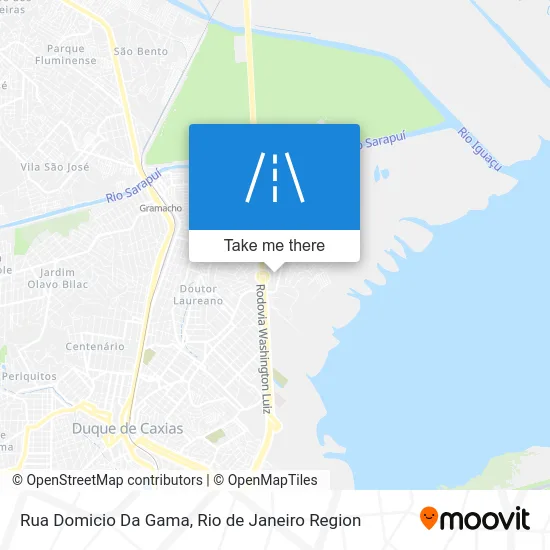Rua Domicio Da Gama map