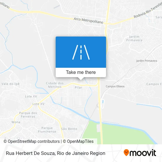 Rua Herbert De Souza map