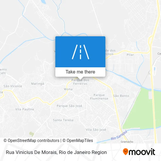 Rua Vinicius De Morais map