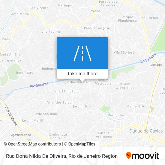 Rua Dona Nilda De Oliveira map