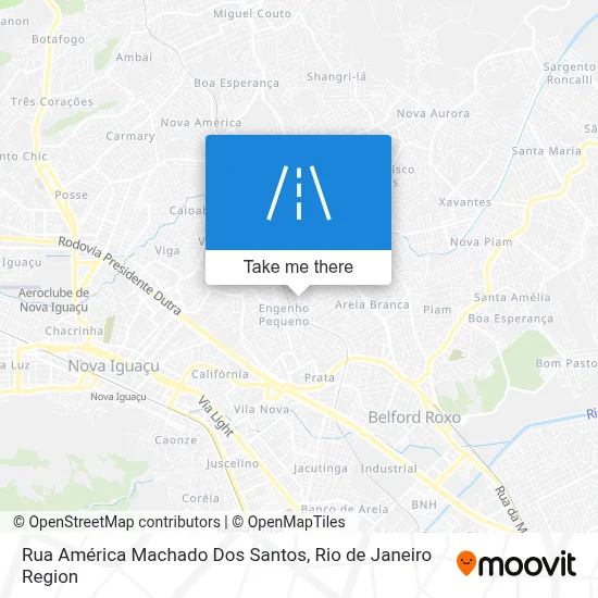 Rua América Machado Dos Santos map