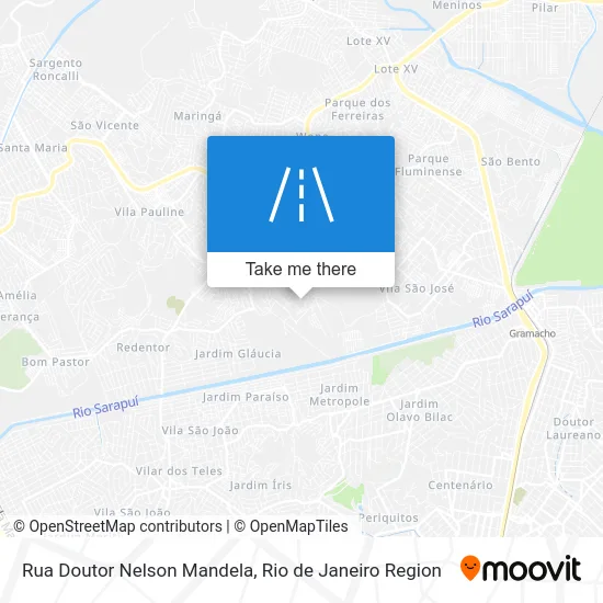 Rua Doutor Nelson Mandela map
