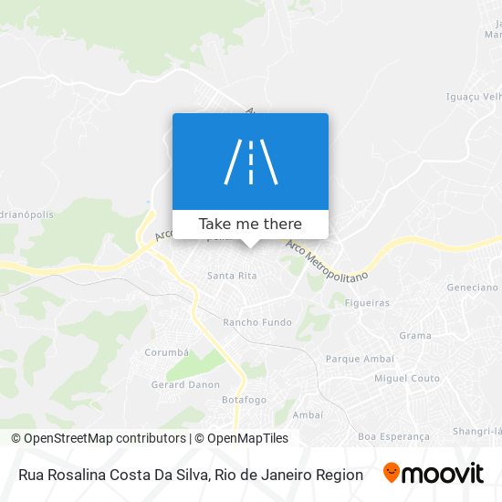 Mapa Rua Rosalina Costa Da Silva