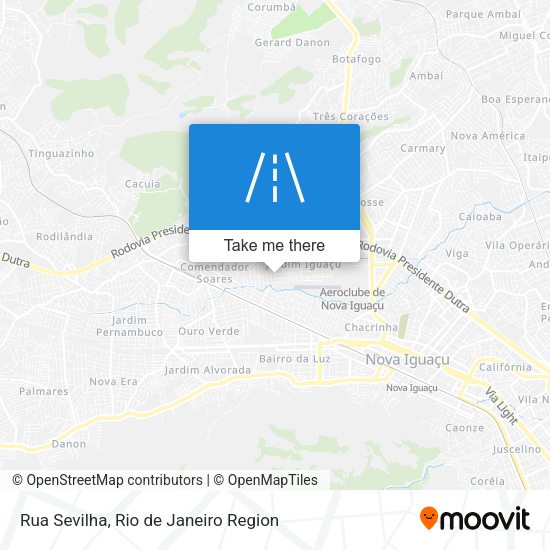 Rua Sevilha map