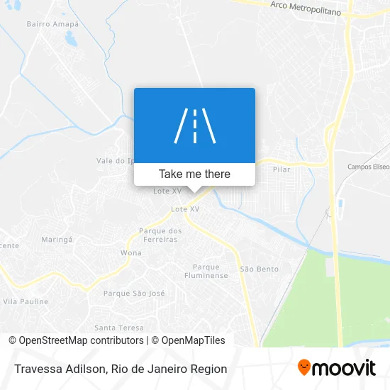 Travessa Adilson map