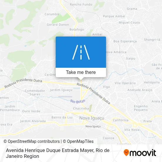 Avenida Henrique Duque Estrada Mayer map