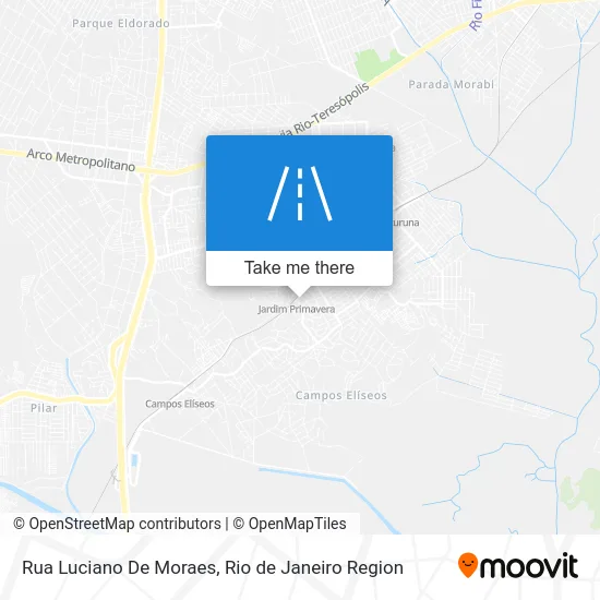 Rua Luciano De Moraes map