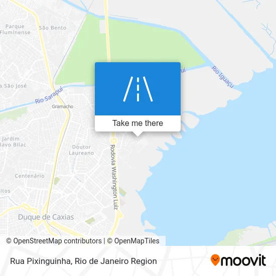 Rua Pixinguinha map