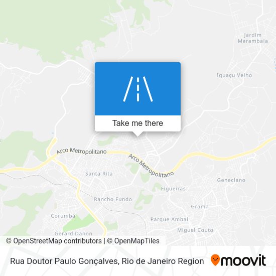 Rua Doutor Paulo Gonçalves map