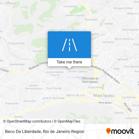 Beco Da Liberdade map