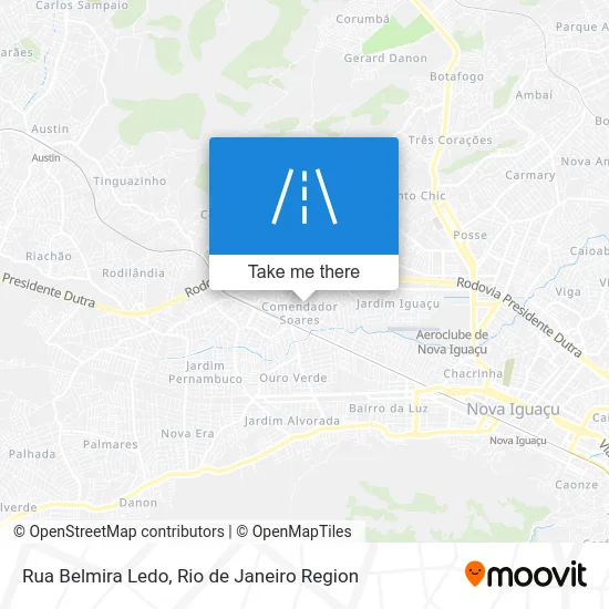 Rua Belmira Ledo map