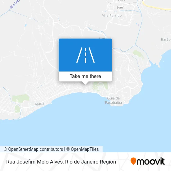 Rua Josefim Melo Alves map
