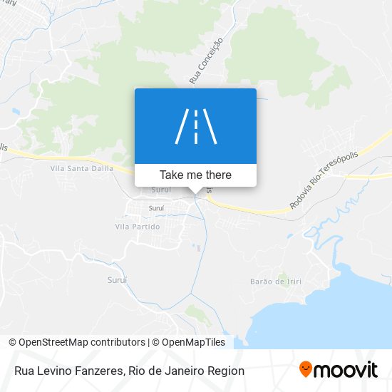 Rua Levino Fanzeres map