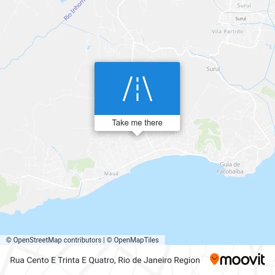 Rua Cento E Trinta E Quatro map