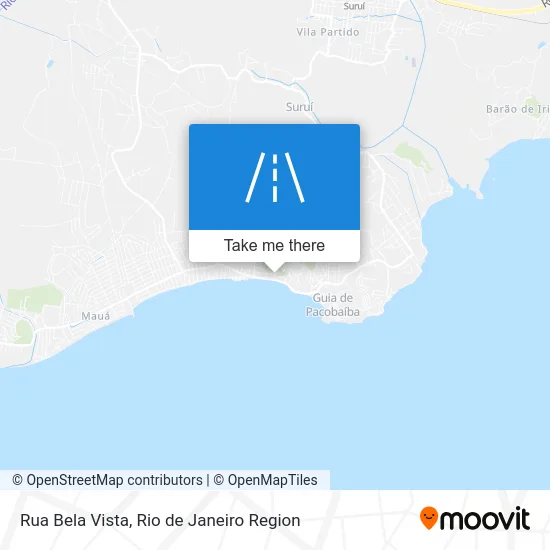 Rua Bela Vista map