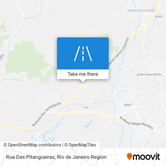 Rua Das Pitangueiras map