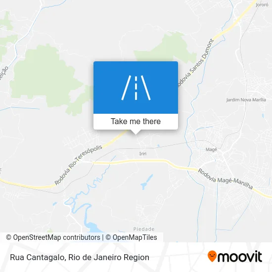 Rua Cantagalo map